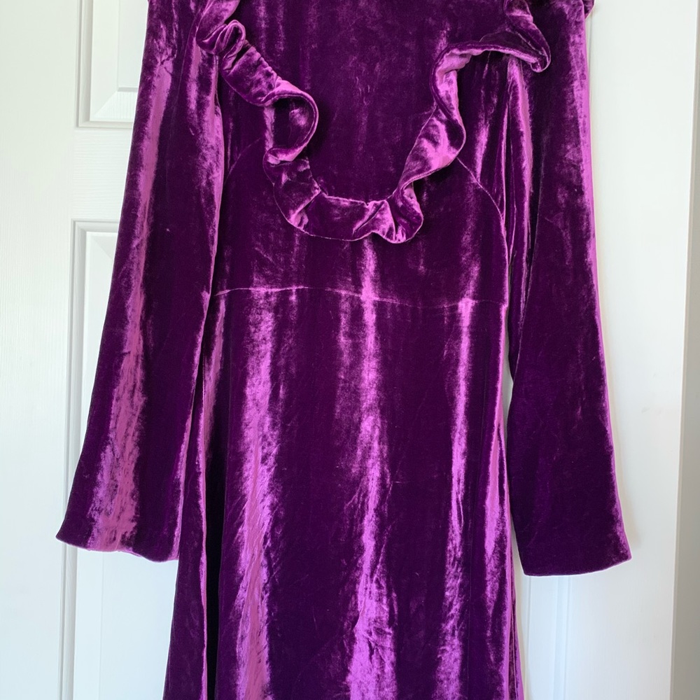Sandro size small dress velvet